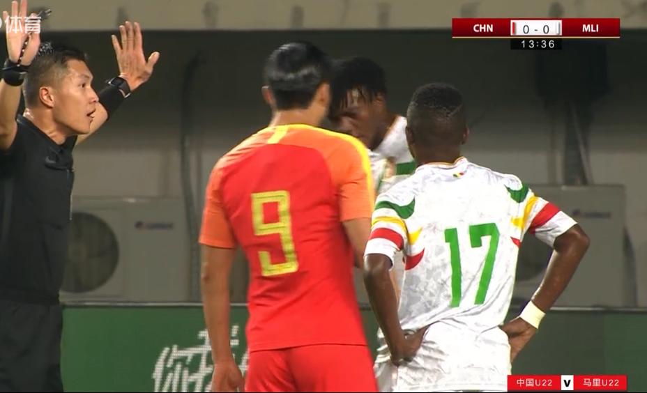 中国u22男足比赛录像,u22男足vs约旦