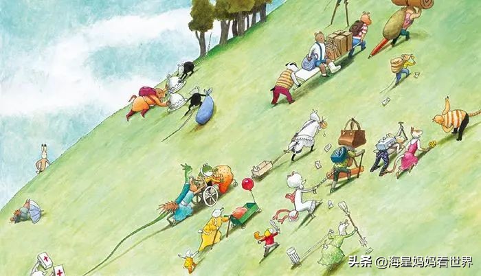 儿童观看艺术作品,故宫放大镜欣赏名画