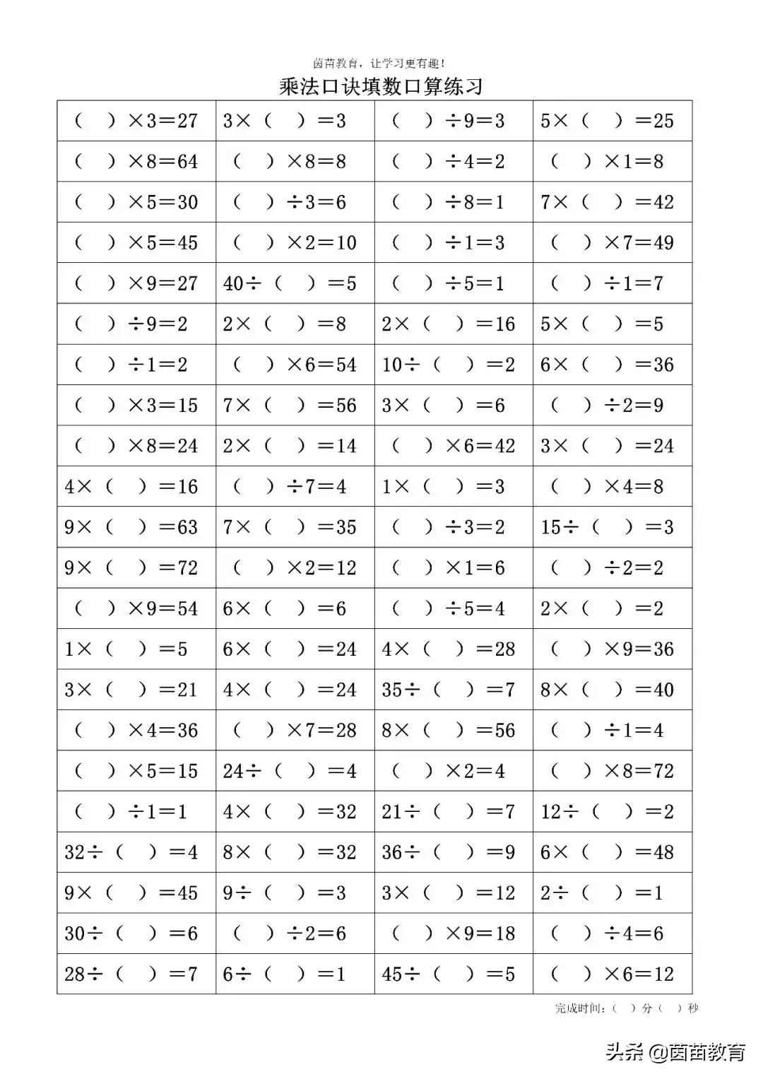 乘法口诀只会背不太会运用怎么办,乘法口诀背不出来有没有什么方法