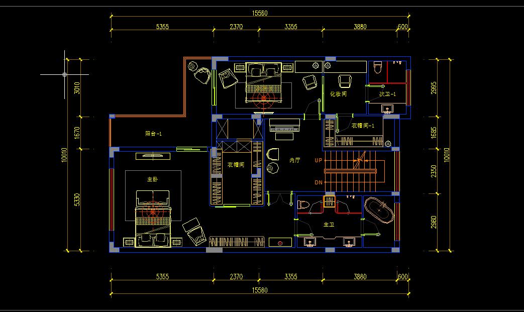 室内设计案例100套,别墅200平私家庭院施工图