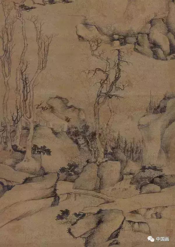 枯笔讲解,赏析枯笔