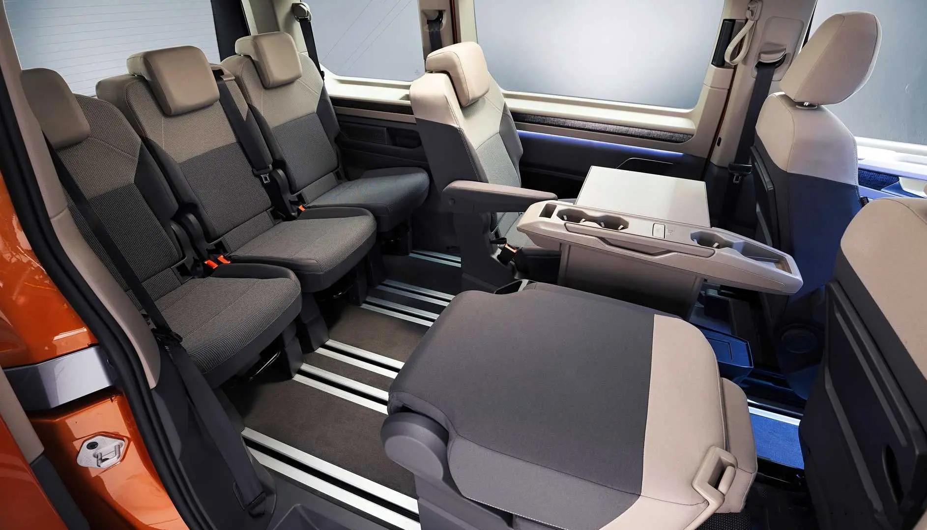 大众商务车7座迈特威自动门操作,大众七座迈特威内饰