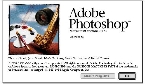 adobe公司哪一年推出photoshop,adobephotoshop教程