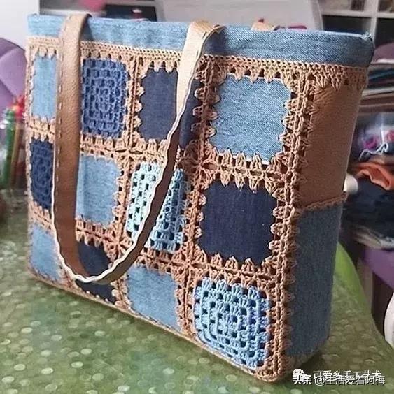 牛仔裤旧物改造手工制作小学生,废旧牛仔裤各种改造图解