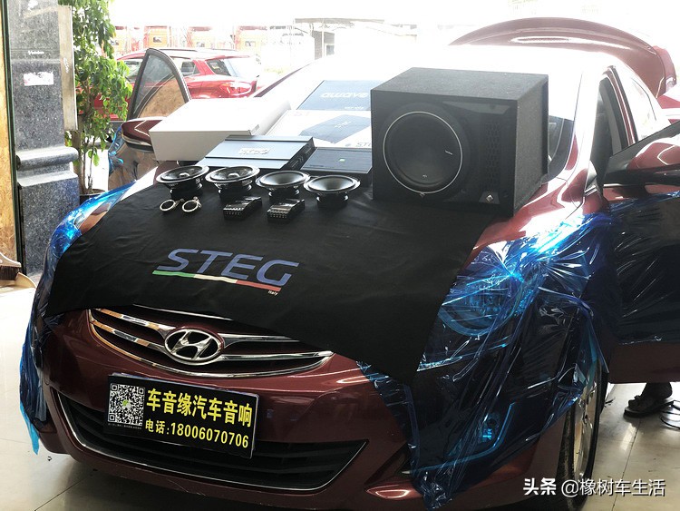 朗动音响改装,朗动汽车改装惠威音响