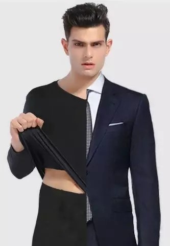 37度保暖恒温发热内衣薄款,37度保暖恒温发热内衣v领女士