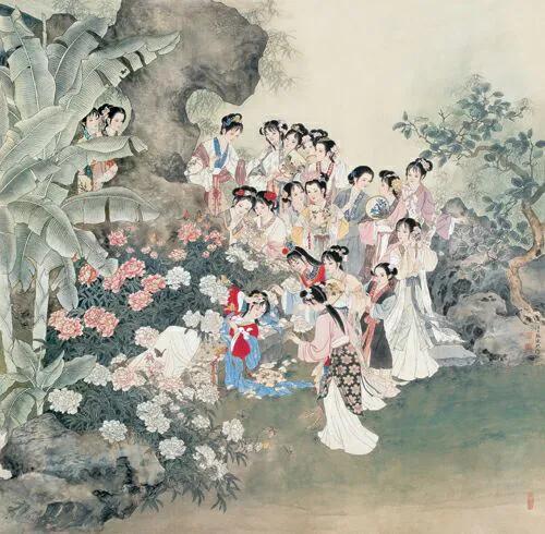 彭连熙绘红楼群芳图,彭连熙红楼梦作品欣赏