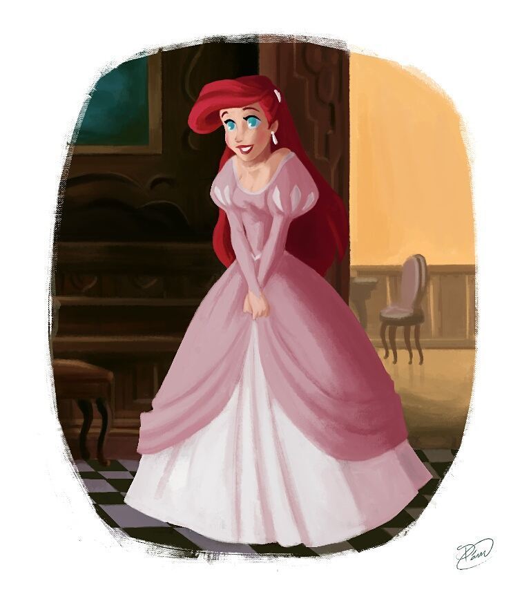 迪士尼画风场景插画,巴西插画师janaglatt作品