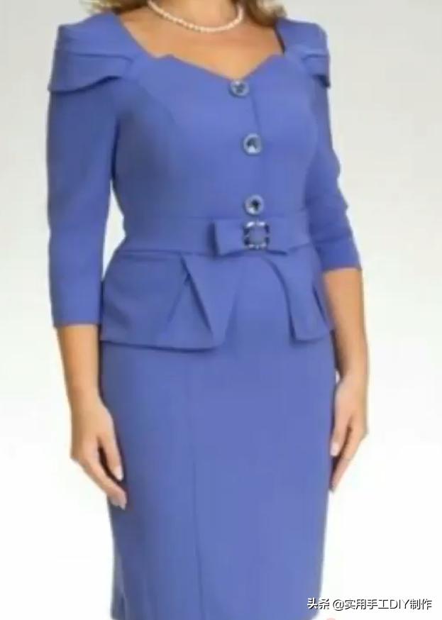 布艺背心套裙,妈妈装40-50岁洋气时髦新款套裙