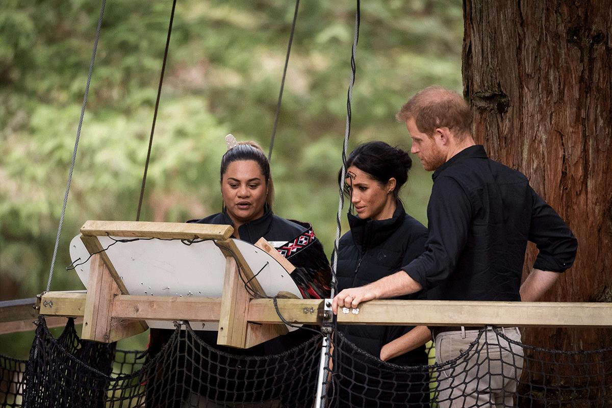 哈里梅根蜜月,哈里梅根徒步游
