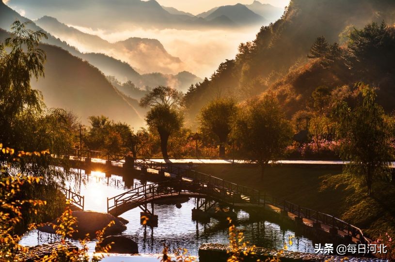 花溪谷享受大自然的美,最美漫山花溪谷