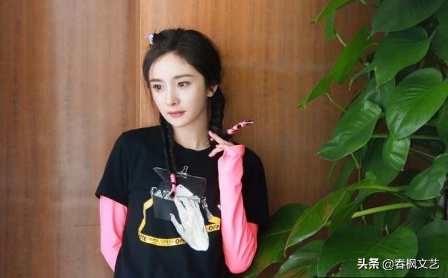 t恤叠穿搭配女冬小个子,t恤杨幂