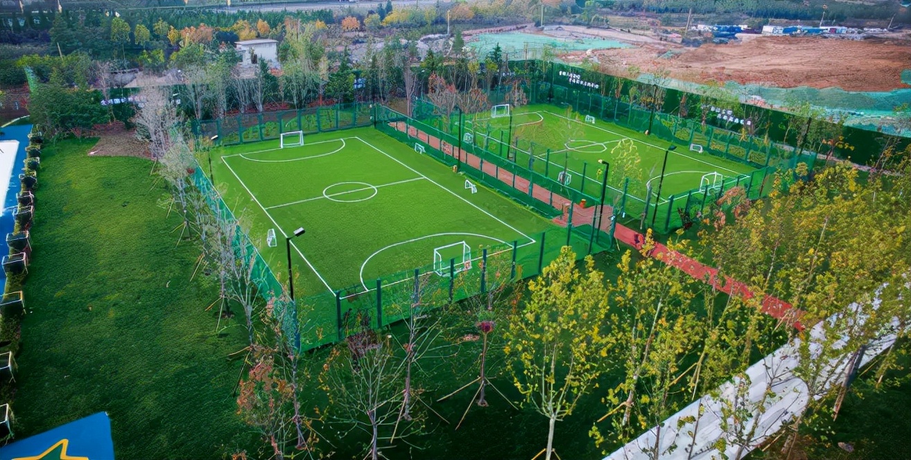 体育公园景观设计鸟瞰图,体育运动公园景观设计风格