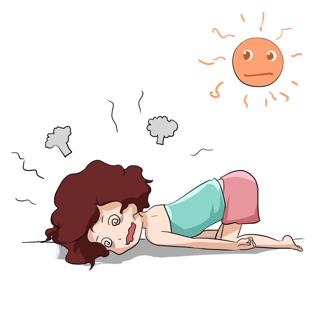 高温下的体育课，“窝里蹲”久了的孩子们，如何预防中暑？