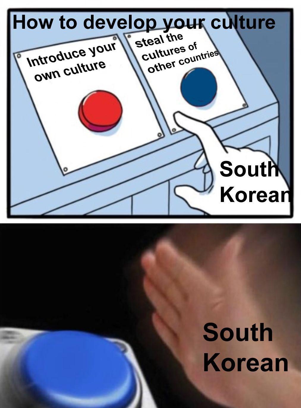 韩国偷中国文化偷上瘾?帝吧霸气出征教做人:表情包收好不谢