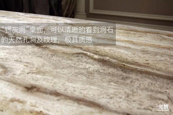 雪山灰大理石圆餐桌,佛山雪山蓝大理石圆餐桌