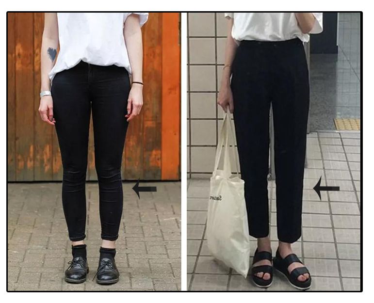 烟管裤秋冬搭配什么外搭,白裤子秋冬烟管裤穿搭