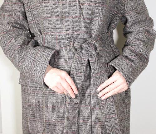 大衣腰带怎么系简单又好看,大衣短腰带系法简单又好看的系法