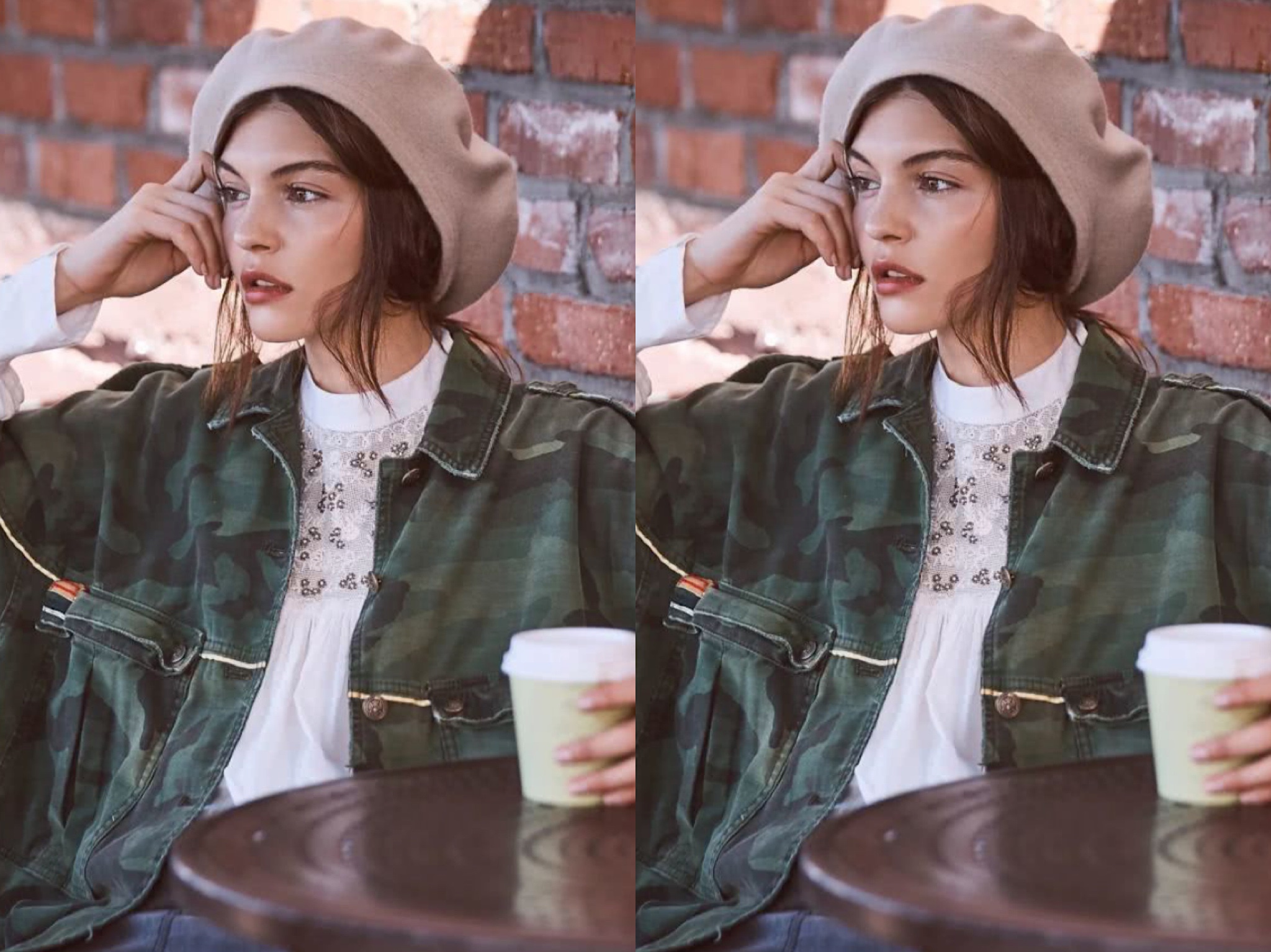 国字脸脸颊凹陷适合戴贝雷帽吗,哪种脸戴贝雷帽好看