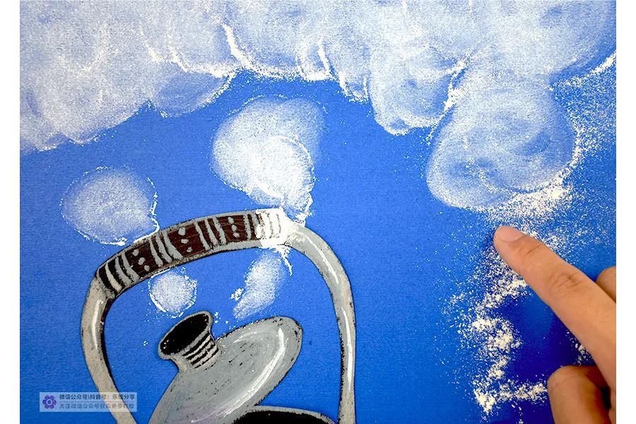 水溶油画棒儿童画简单又漂亮,初学儿童画油画棒图片