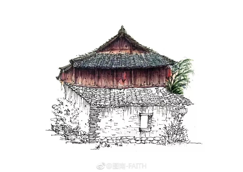 水彩画建筑入门零基础初学,水彩大师的建筑风景作品