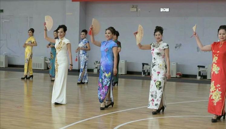 百合艺术团舞蹈视频,百合镇舞蹈队表演视频