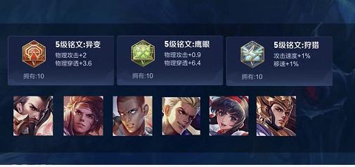 适合所有边路百穿铭文,铭文讲解大全