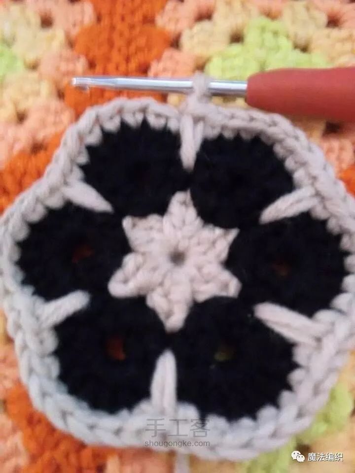 儿童足球帽编织方法,毛线足球钩针教程