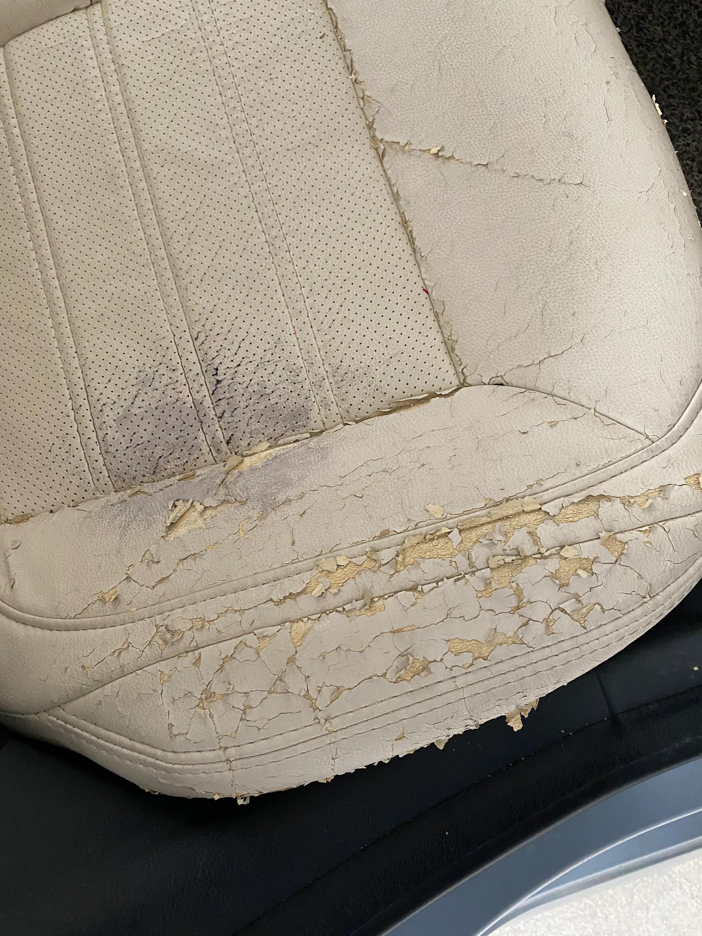 七年的车，皮椅一团糟，花了一百多元自己动手改了下