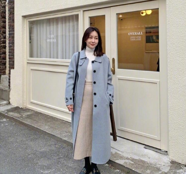 韩国博主穿搭高级冬微胖,韩国小个子博主冬季穿搭