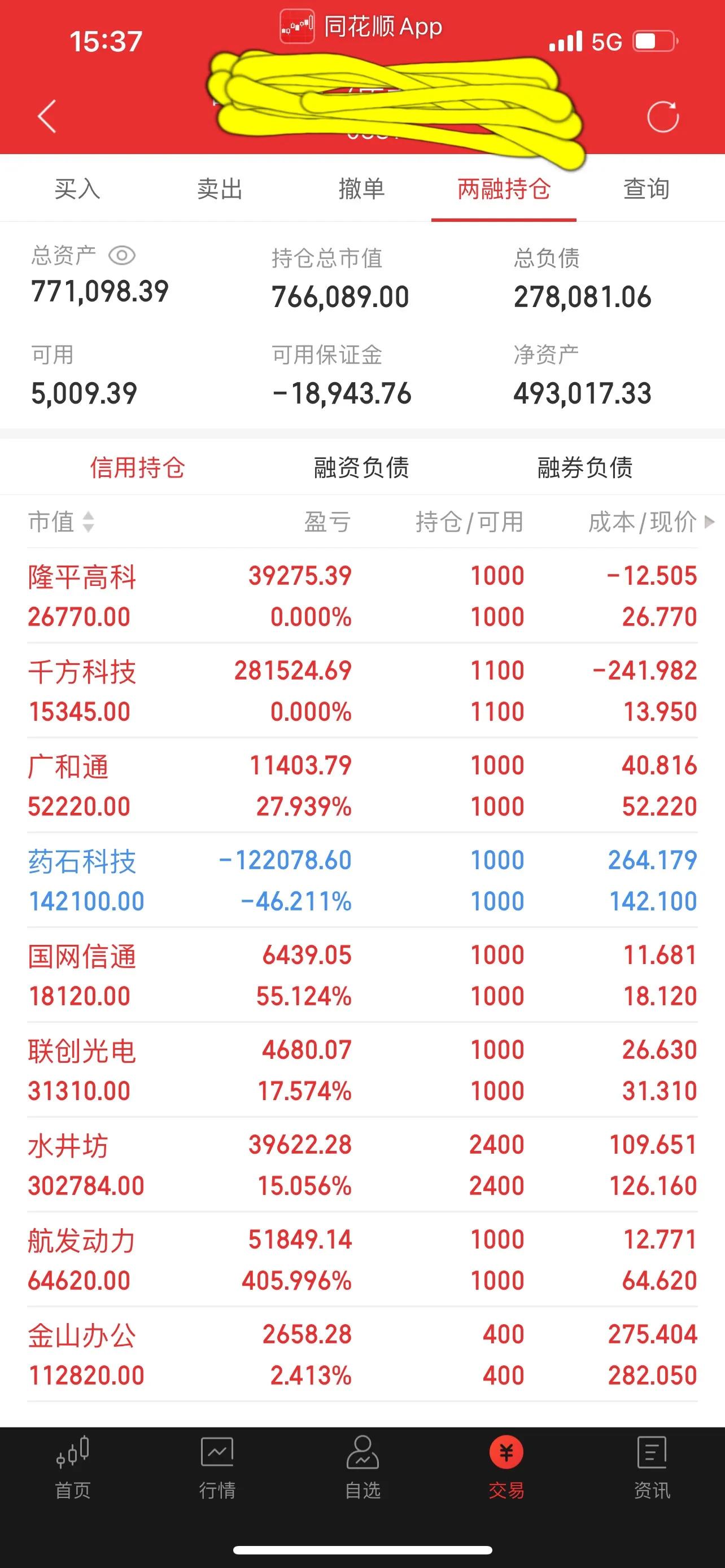 *合六**顺账户交易纪实（211112）