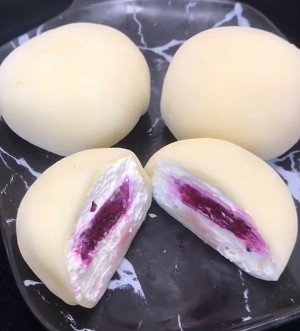 火龙果雪媚娘做法,雪媚娘火龙果的做法教程