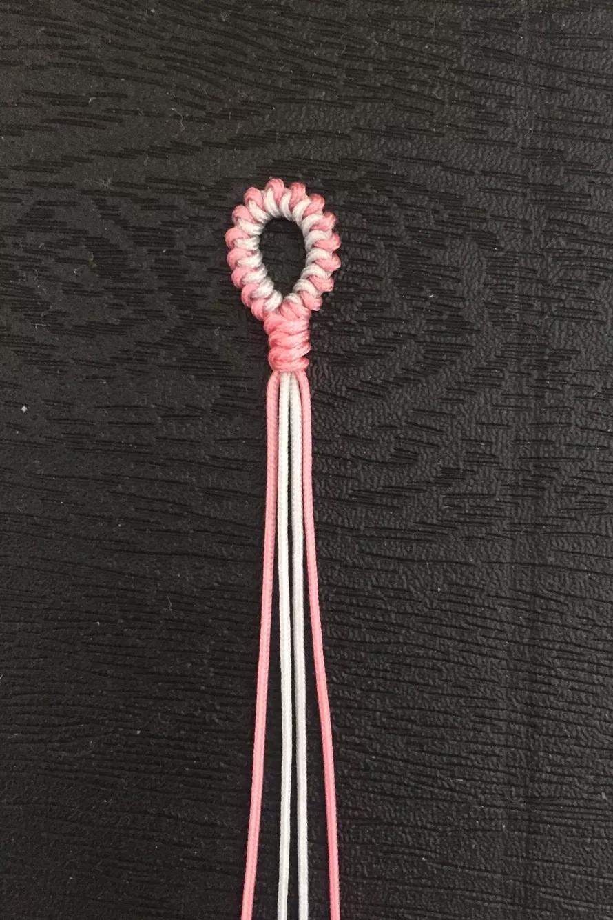 四种超仙气手链教程,简单又好看四根线编的手链