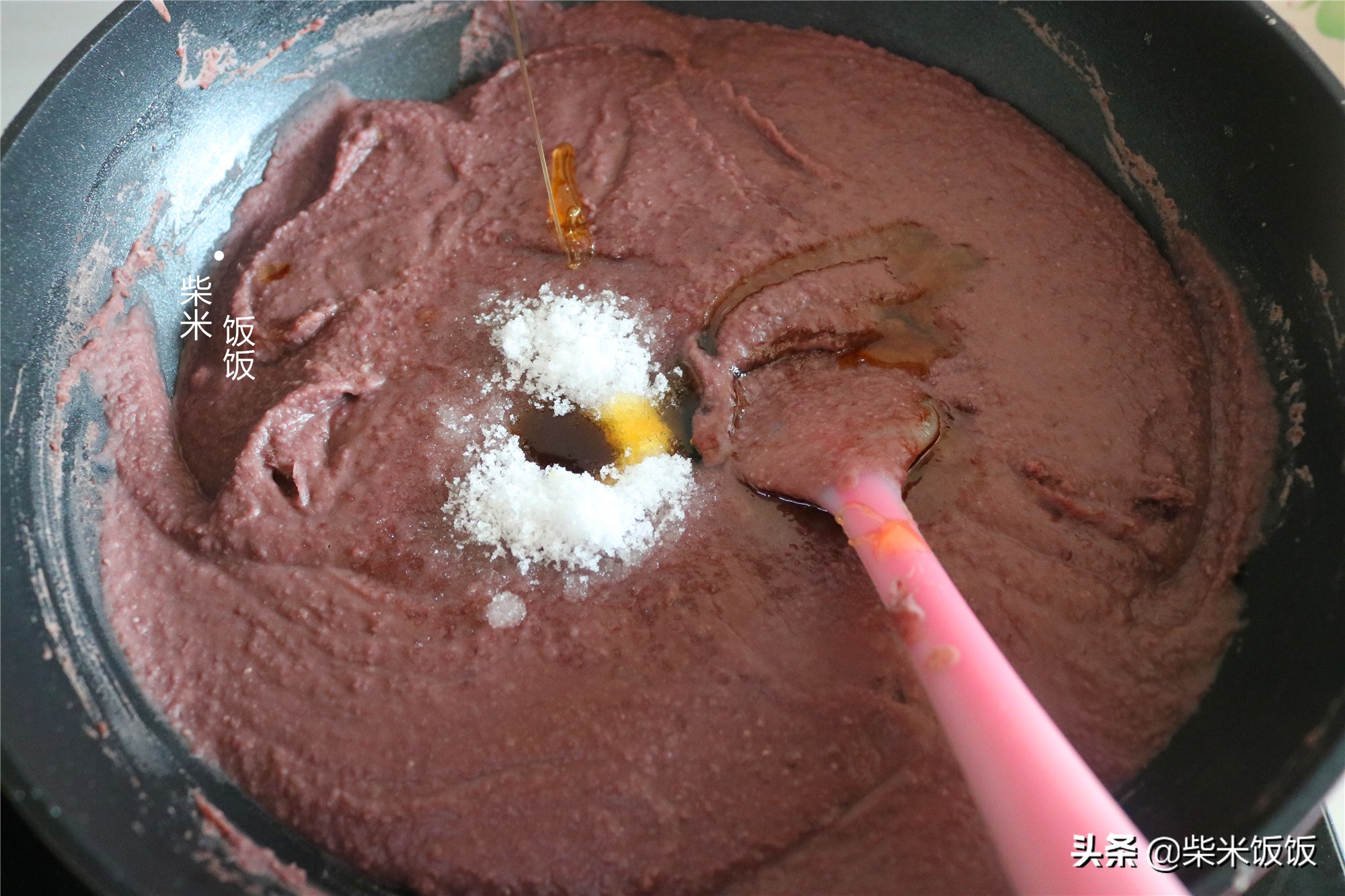 豆沙煮好怎么做红豆沙,做红豆沙馅不放油行不