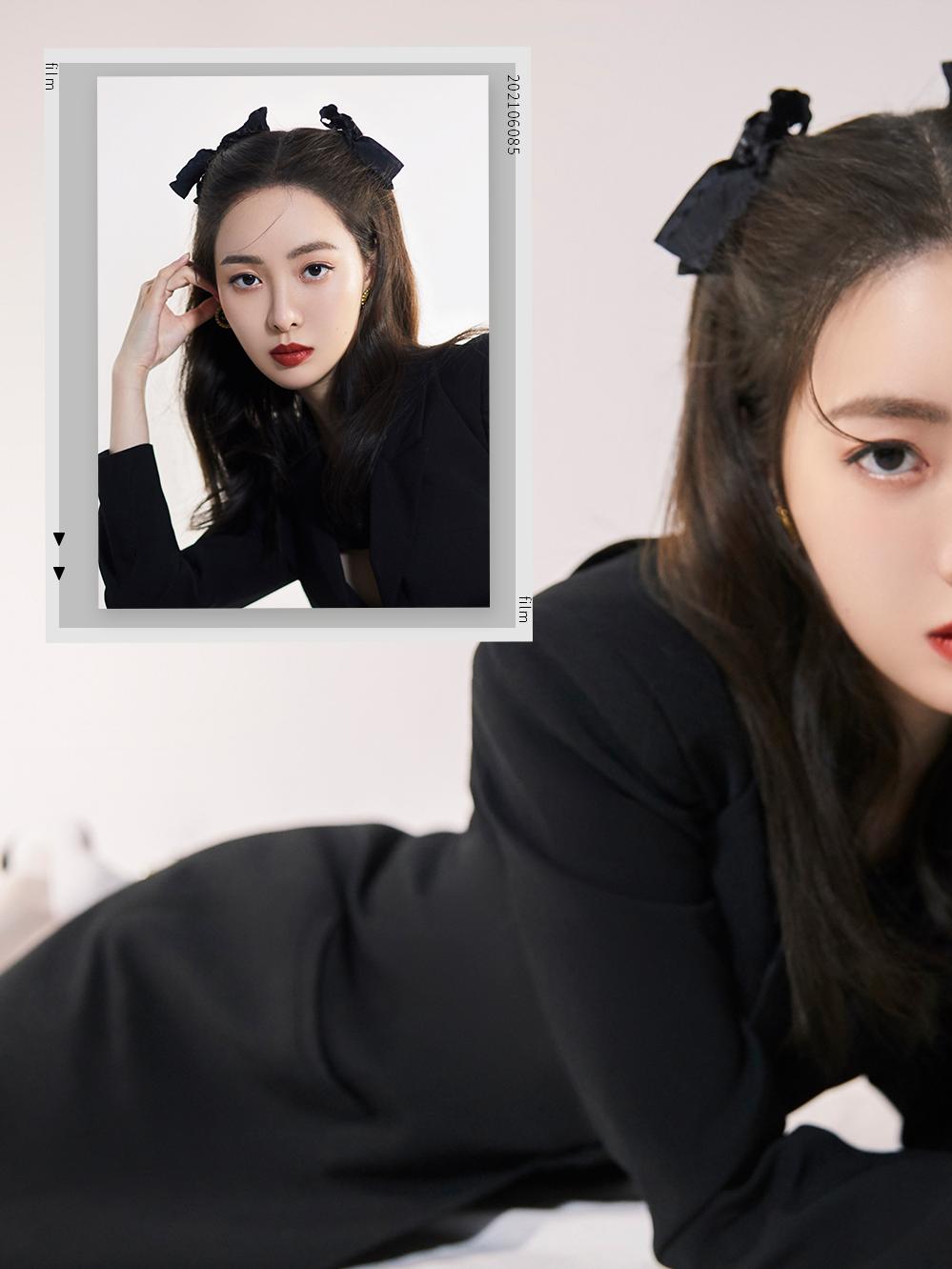 圆脸减龄发型可扎可披图片,短圆脸适合的扎发