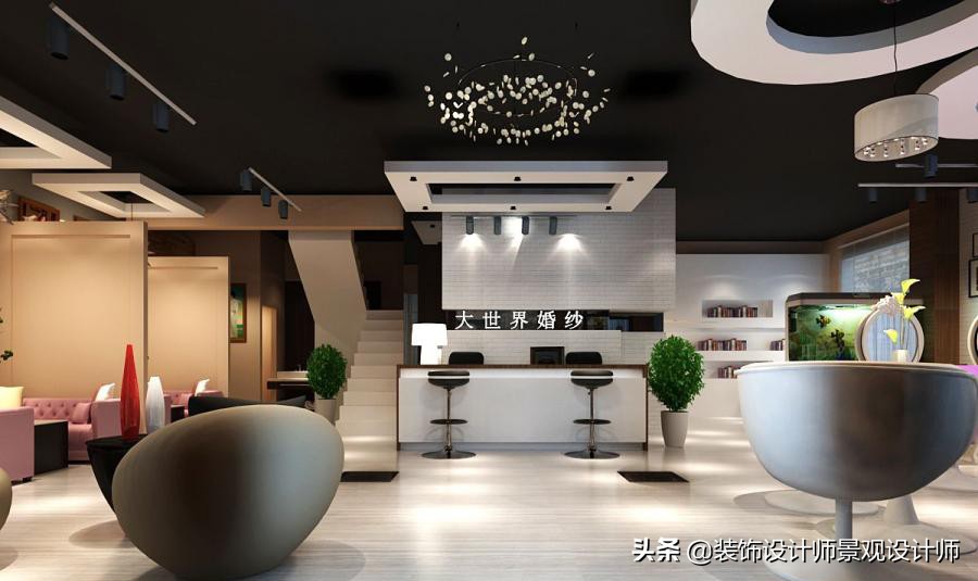 儿童影楼摄影实景布置,婚纱影楼设计功能分区