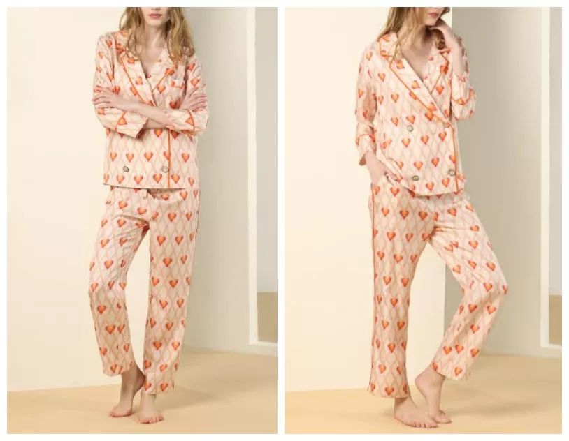 coykiss真丝红色本命年睡衣女,夏天穿的真丝睡衣又凉快又舒服的