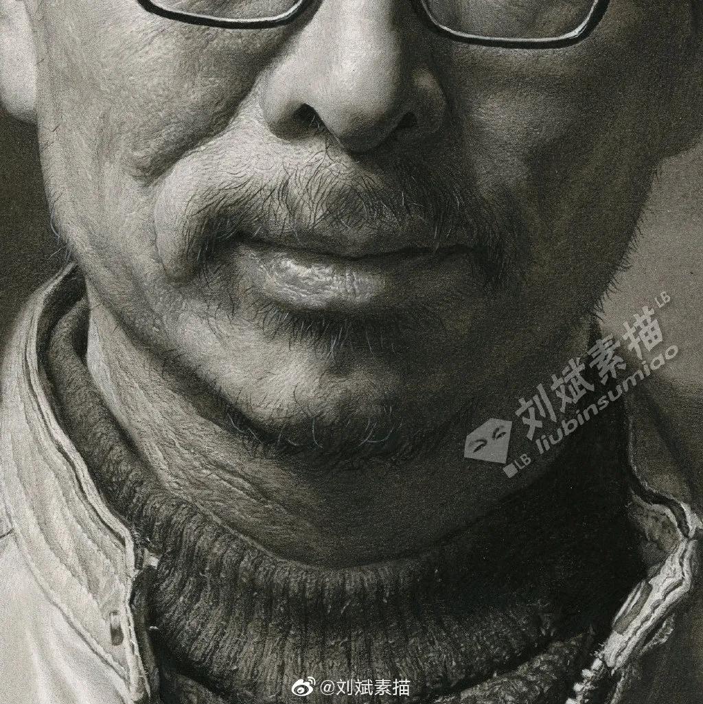 刘斌素描技法用的绘画材料,刘斌素描用的什么笔