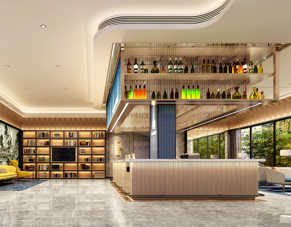 中西商务酒店设计风格,中西结合婚礼酒店布置