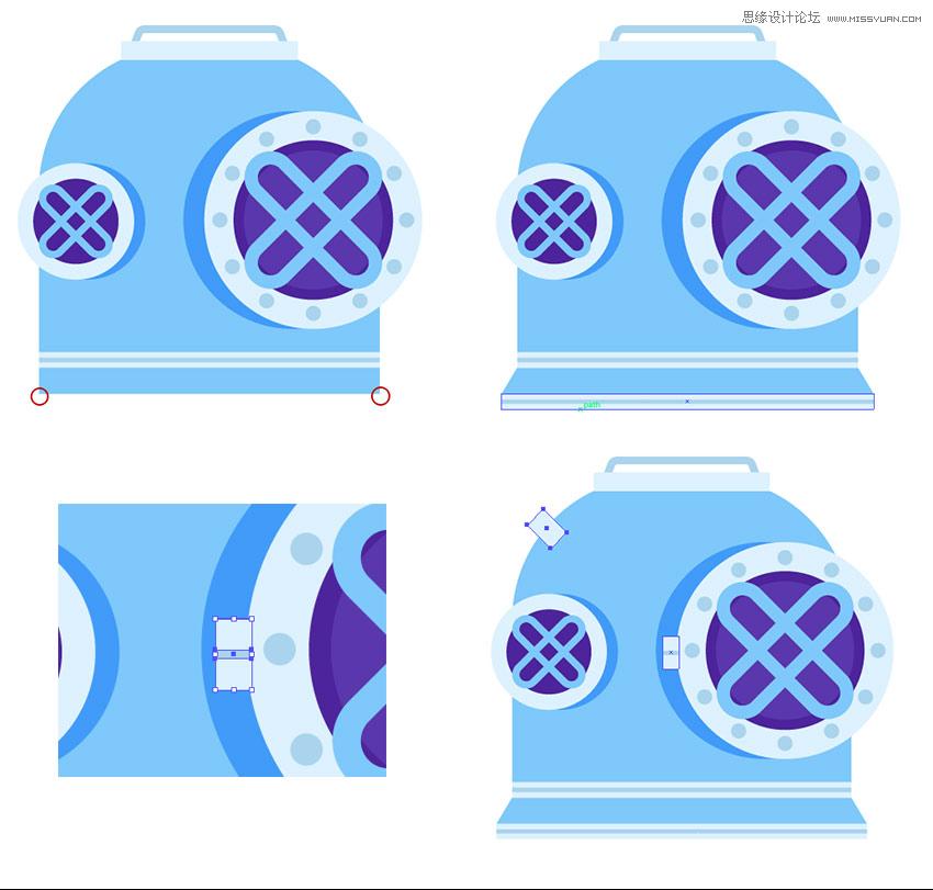 ai机器人设计画图,ai机器人素材平面设计