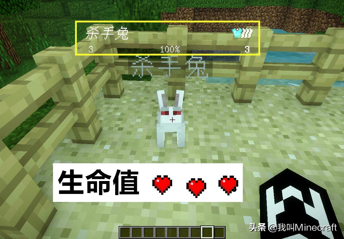 我的世界杀手兔的指令是什么,我的世界杀手兔真实事件