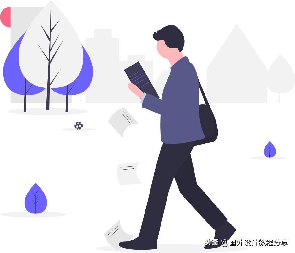 扁平矢量插画教程,矢量扁平插画怎么画