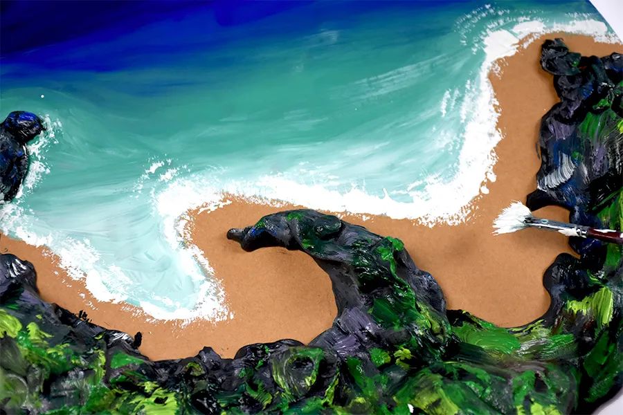 儿童画海洋生物简单画法,4-6岁儿童画海洋颜色