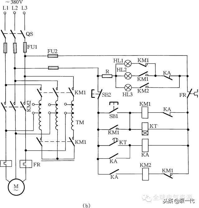 电动机星三角降压启动接线原理,星三角降压启动二次接线教学视频