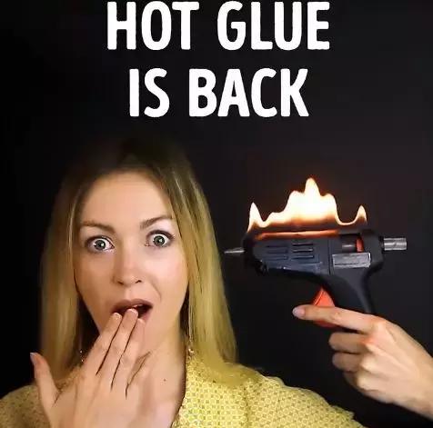 胶枪的有趣用法视频,胶枪的胶棒特殊玩法