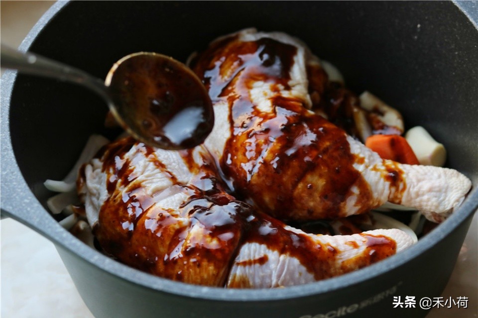 懒人鸡腿焖饭电饭煲做法,不用烤箱做鸡腿最简单的做法