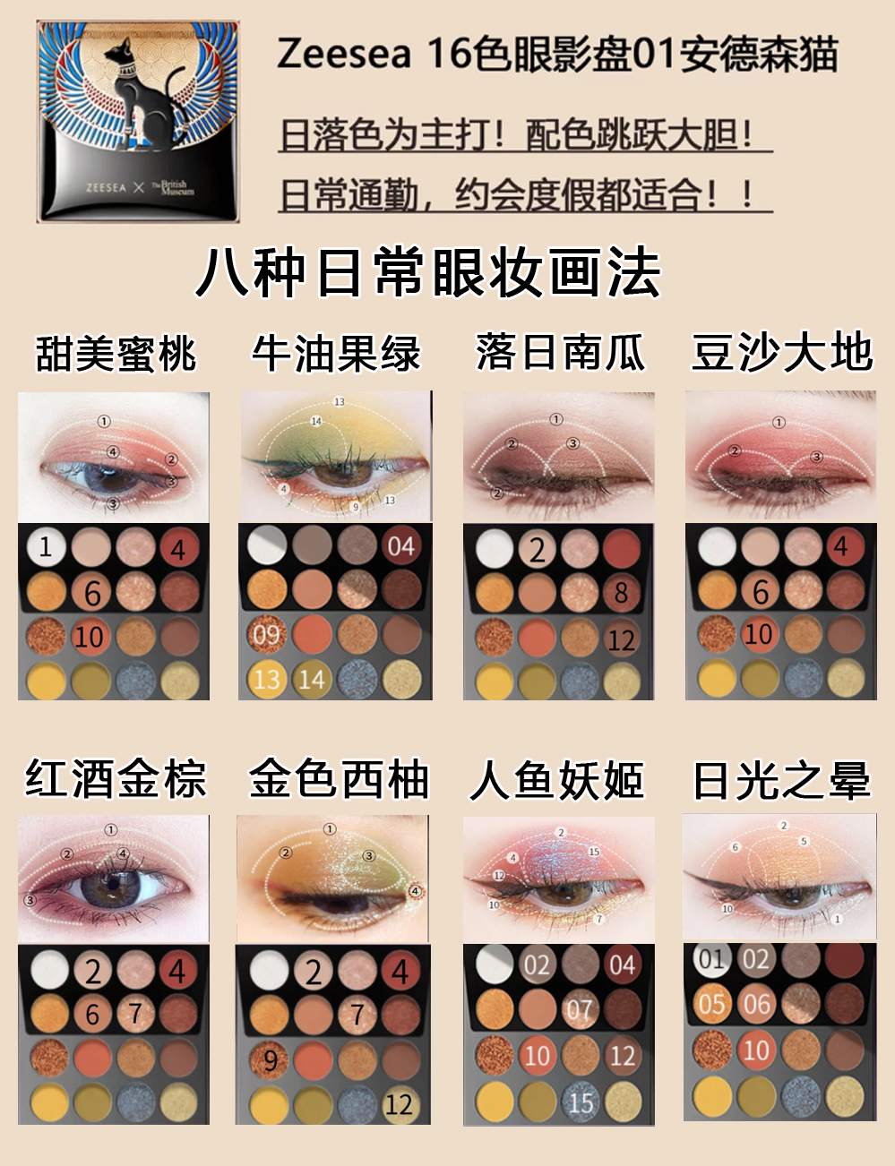 日常好用好搭配的眼影盘,能完成80%种妆容的新手眼影盘推荐