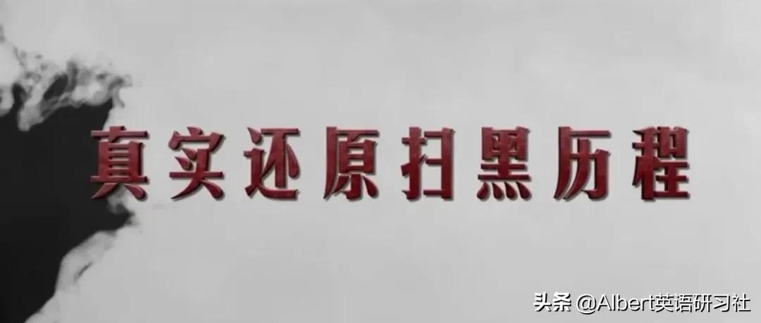 我给《扫黑风暴》起了个更好的英文名