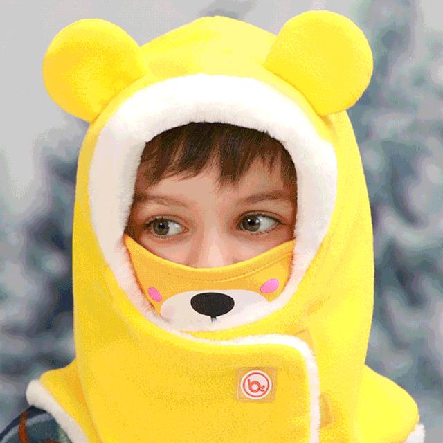 舒适柔软轻巧的宝宝冬季帽子推荐,韩国宝宝帽子1-3岁冬