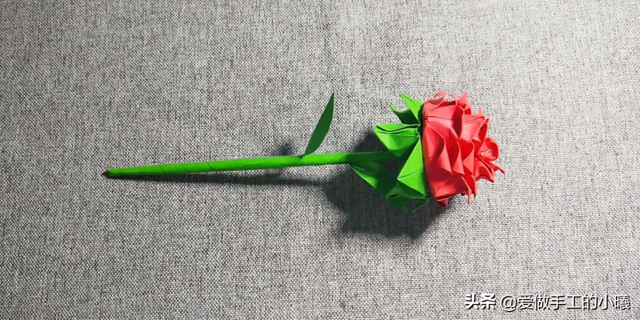 折纸王子折纸玫瑰花,折玫瑰花手工折纸简单教程